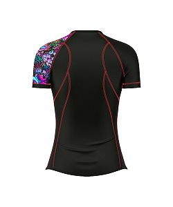 VÝPRODEJ - Dámské funkční triko krátký rukáv CORAL černá Bamboo Ultra, XL