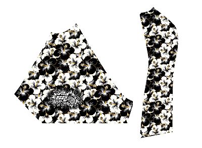 VÝPRODEJ - Dámské funkční triko krátký rukáv FLOWERS černá Bamboo Ultra, L