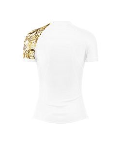 VÝPRODEJ - Dámské funkční triko krátký rukáv GOLD bílá Bamboo Ultra, S, M, XXL