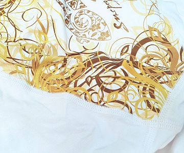 VÝPRODEJ - Dámské funkční triko krátký rukáv GOLD bílá Bamboo Ultra, S, M, XXL