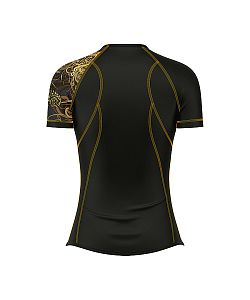 VÝPRODEJ - Dámské funkční triko krátký rukáv GOLD černá Bamboo Ultra, XS