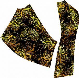 VÝPRODEJ - Dámské funkční triko krátký rukáv GOLD ELEGANT černá Bamboo Ultra, L