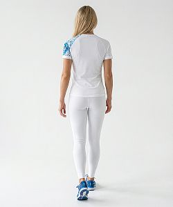 VÝPRODEJ - Dámské funkční triko krátký rukáv HEART bílá Bamboo Ultra, M