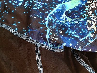 VÝPRODEJ - Dámské funkční triko krátký rukáv HEART černá Bamboo Ultra, XL