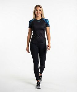 VÝPRODEJ - Dámské funkční triko krátký rukáv HEART LADY černá Bamboo Light New, S