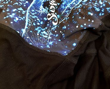 VÝPRODEJ - Dámské funkční triko krátký rukáv HEART LADY černá Bamboo Ultra, M