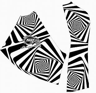VÝPRODEJ - Dámské funkční triko krátký rukáv ILLUSION černá Bamboo Ultra, XS