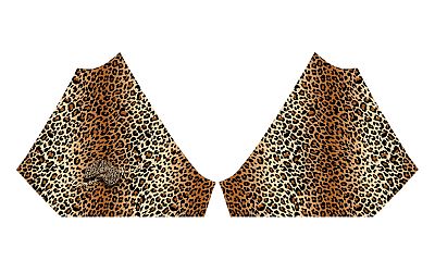 VÝPRODEJ - Dámské funkční triko krátký rukáv LEO bílá/hnědá Bamboo Light New, S