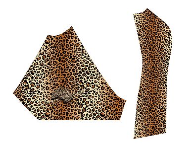 VÝPRODEJ - Dámské funkční triko krátký rukáv LEO bílá/hnědá Bamboo Ultra, XS, S, M
