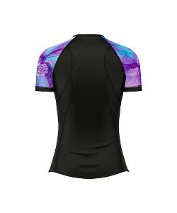 VÝPRODEJ - Dámské funkční triko krátký rukáv PURPLE černá Bamboo Light New, L