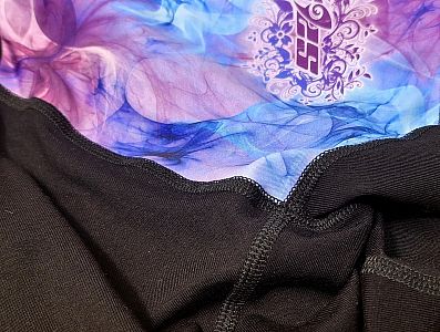 VÝPRODEJ - Dámské funkční triko krátký rukáv PURPLE černá Bamboo Light New, L