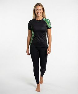 VÝPRODEJ - Dámské funkční triko krátký rukáv TROPICAL černá Bamboo Ultra, M