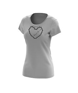 VÝPRODEJ - Dámské prodloužené tričko BIKE šedá, S, M, XL