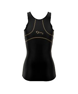 VÝPRODEJ - Dámský funkční nátělník LEO černá/hnědá Bamboo Ultra, M, XL