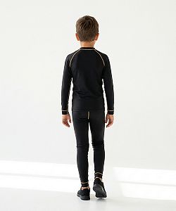 VÝPRODEJ - Dětské funkční spodky VIKING černá BambooLight, 120