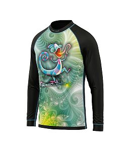 VÝPRODEJ - Dětské funkční triko dlouhý rukáv CHAMELEON černá Bamboo Light New