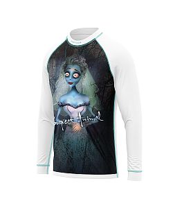 VÝPRODEJ - Dětské funkční triko dlouhý rukáv EMILY bílá Bamboo Heavy, 140