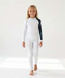VÝPRODEJ - Dětské funkční triko dlouhý rukáv EMILY bílá Bamboo Thermo, 120