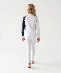 VÝPRODEJ - Dětské funkční triko dlouhý rukáv EMILY bílá Bamboo Thermo, 120
