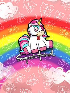 VÝPRODEJ - Dětské funkční triko dlouhý rukáv JEDNOROŽEC bílá Bamboo Heavy, 100