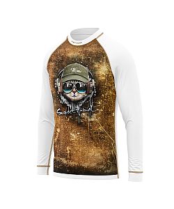 VÝPRODEJ - Dětské funkční triko dlouhý rukáv KEEP CALM bílá Bamboo Ultra, 150