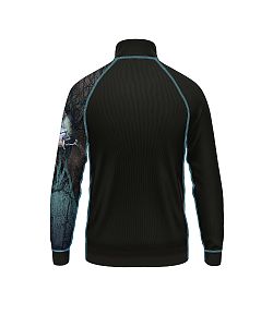 VÝPRODEJ - Dětské funkční triko se zipem EMILY černá Bamboo Thermo, 110