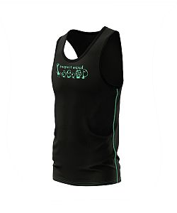 VÝPRODEJ - Dětský funkční nátělník CHAMELEON černá Bamboo Ultra, 120