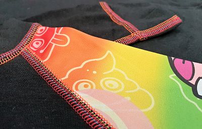 VÝPRODEJ - Dívčí funkční top JEDNOROŽEC černá Bamboo Ultra, 140