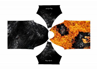 VÝPRODEJ - Funkční pánské sportovní volné triko Ghostrider, XL