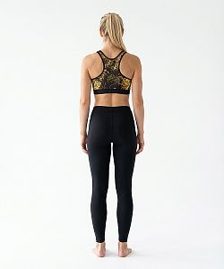 VÝPRODEJ - Funkční sportovní podprsenka GOLD černá, L, XL,