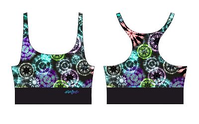 VÝPRODEJ - Funkční sportovní podprsenka HIPPIE, XL