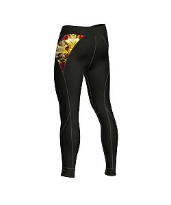 VÝPRODEJ - Pánské funkční spodky dlouhé IRON MAN černá Bamboo Thermo, L