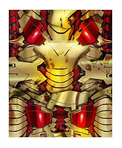 VÝPRODEJ - Pánské funkční trenýrky IRON MAN černá Bamboo Ultra, L