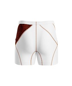 VÝPRODEJ - Pánské funkční trenýrky SKULL bílá Bamboo Ultra, L