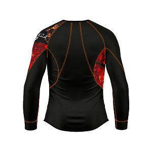 VÝPRODEJ - Pánské funkční triko dlouhý rukáv BIKES černá Bamboo Ultra, XXL