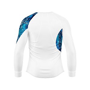 VÝPRODEJ - Pánské funkční triko dlouhý rukáv D.N.A. bílá Bamboo Ultra, XL