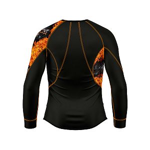 VÝPRODEJ - Pánské funkční triko dlouhý rukáv GHOSTRIDER černá Bamboo Ultra, XL