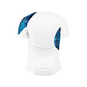 VÝPRODEJ - Pánské funkční triko krátký rukáv D.N.A. bílá Bamboo Ultra, M