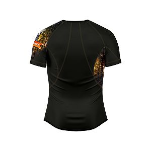 VÝPRODEJ - Pánské funkční triko krátký rukáv HUNTER černá Bamboo Ultra, XL