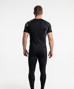 VÝPRODEJ - Pánské funkční triko krátký rukáv RIDER MAN černá Bamboo Ultra, M