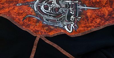 VÝPRODEJ - Pánské funkční triko krátký rukáv SKULL černá Bamboo Ultra, S