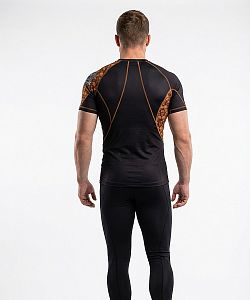 VÝPRODEJ - Pánské funkční triko krátký rukáv SKULL černá Bamboo Ultra, S