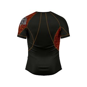 VÝPRODEJ - Pánské funkční triko krátký rukáv SKULL černá Bamboo Ultra, S