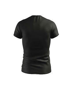 VÝPRODEJ - Pánské funkční triko SLIM "V" krátký rukáv černá Bamboo Ultra CLASSIC, XL