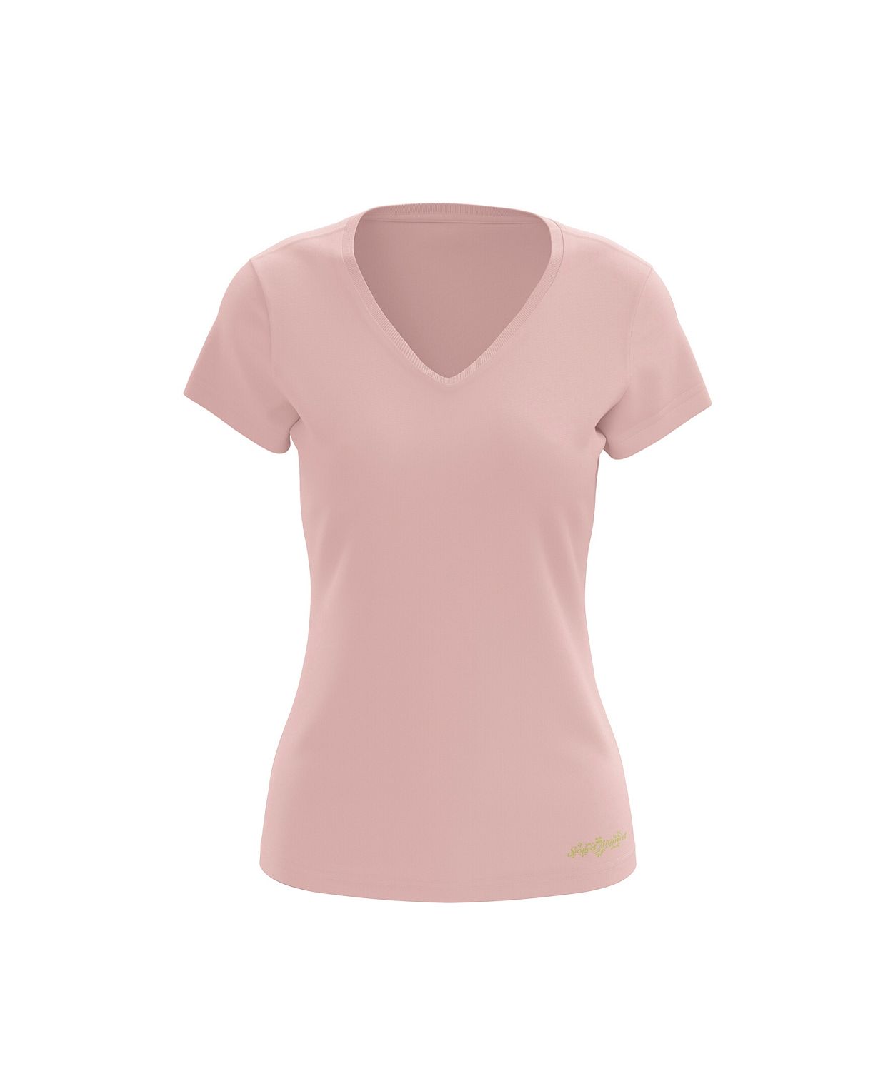 Dámské funkční tričko SPORTY "V" krátký rukáv světlá růžová Bamboo Ultra CLASSIC