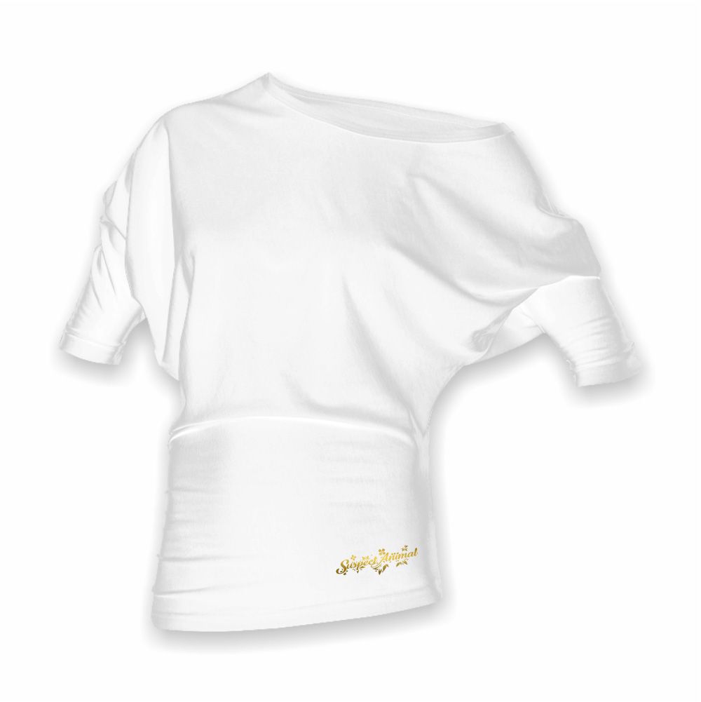 VÝPRODEJ - Dámské funkční tričko ASYMMETRIC bílá Bamboo Ultra CLASSIC, S
