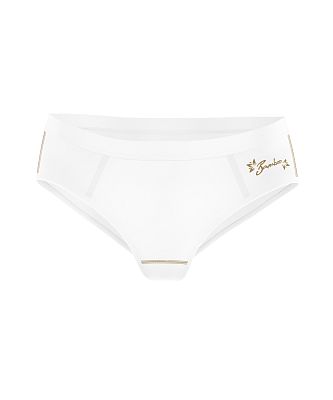 Dámské funkční sportovní kalhotky bílá/hnědá Bamboo Ultra