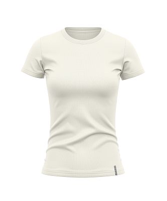Dámské funkční tričko BASIC krátký rukáv krémová Bamboo Technical