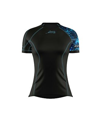 Dámské funkční triko krátký rukáv HEART černá BambooHeavy