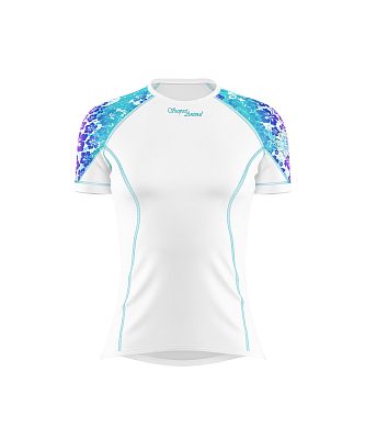 Dámské funkční triko krátký rukáv RAINBOW bílá Bamboo Light New
